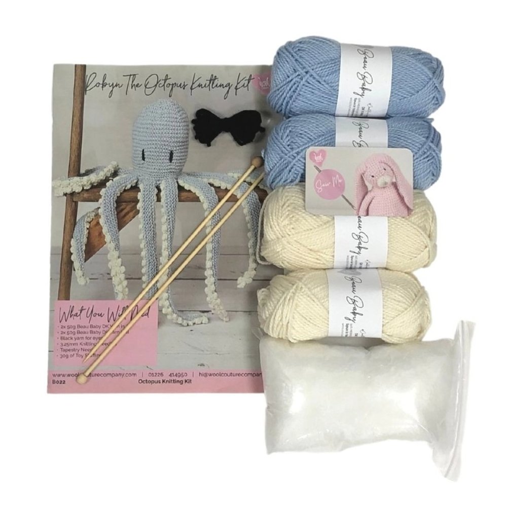 Robyn Octopus Knitting Kit - Picture 6 of 8
